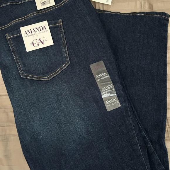 Gloria Vanderbilt Amanda Blue Jeans - Picture 1 of 6